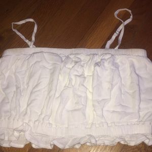 White crop top